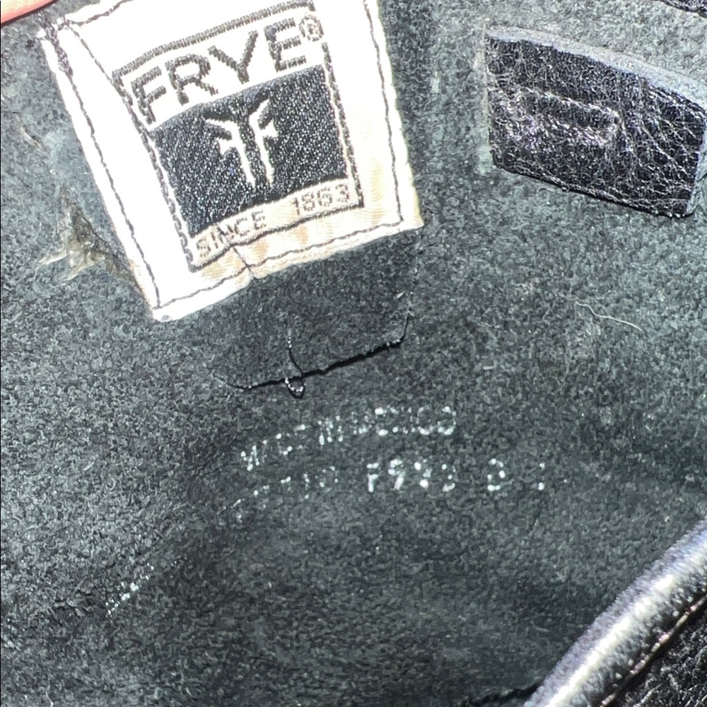 Frye Black Leather Ankle Booties with Buckles - Picture 12 of 16